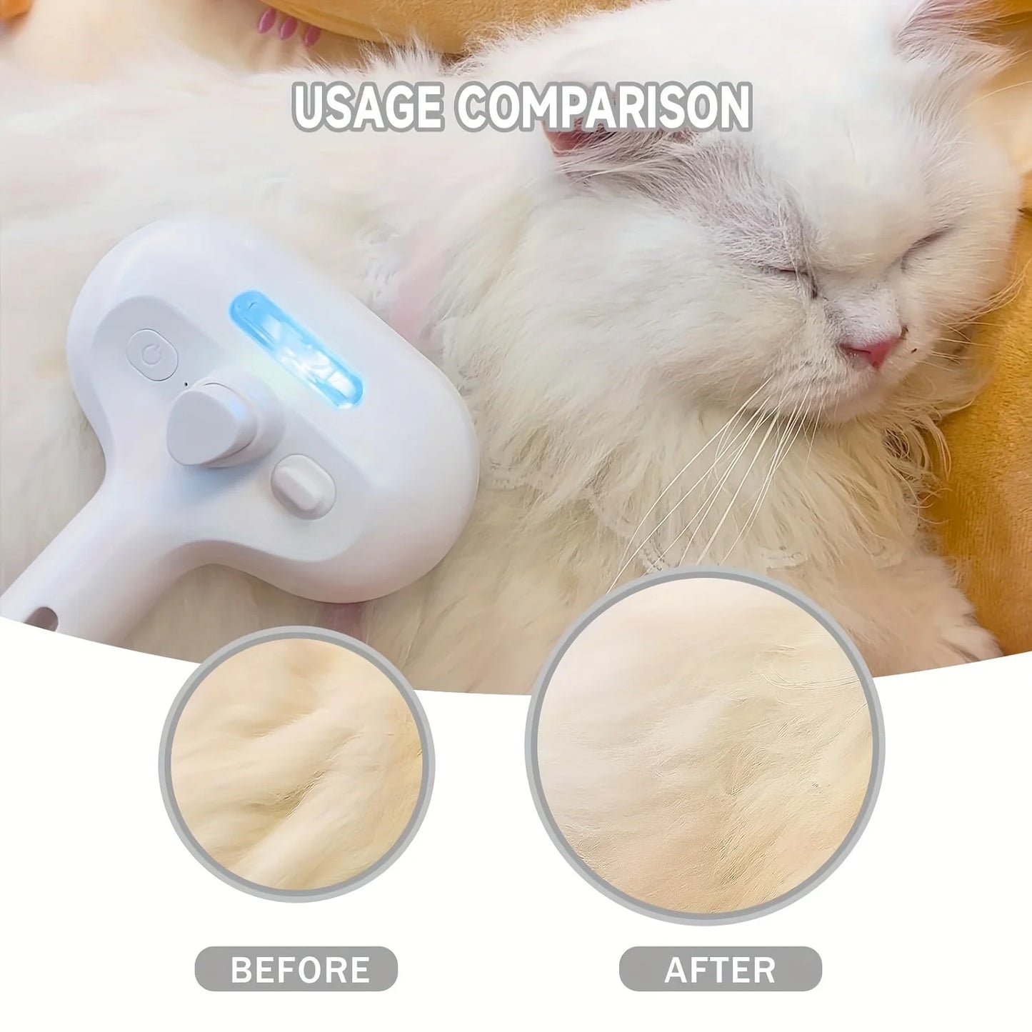Pet Spray Hair Comb